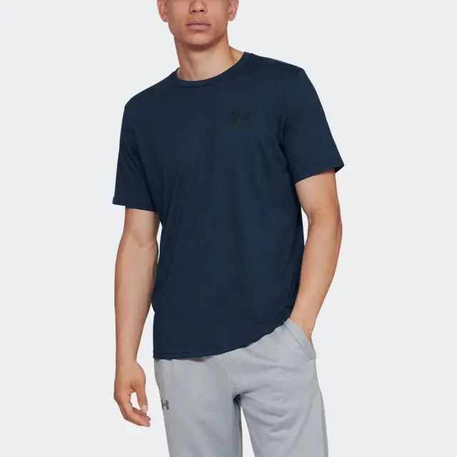 Under Armour Sportstyle Left Chest Logo- Navy- 1326799-408