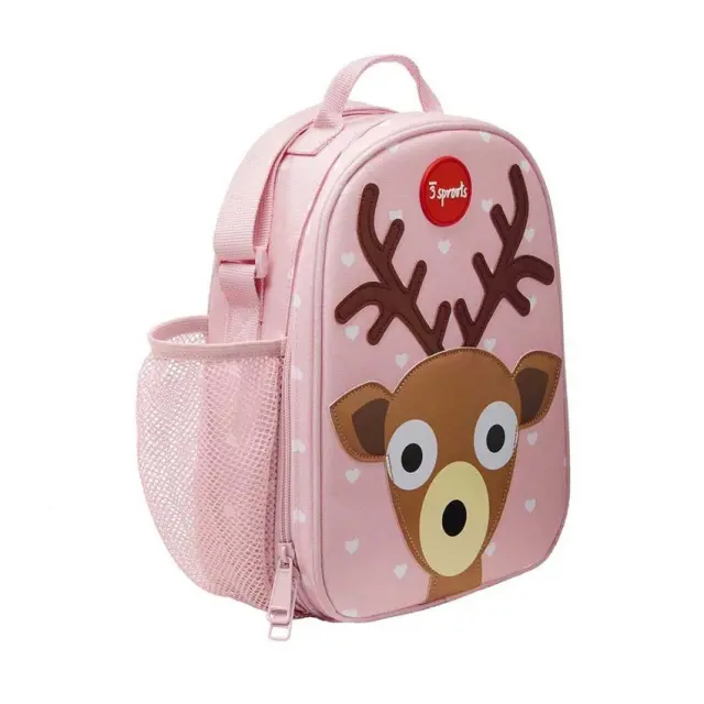 Ισοθερμική τσάντα Φαγητού - 3Sprouts Lunch Bag Deer Pink - 0812895000818 - 0907-ILUDEE 2