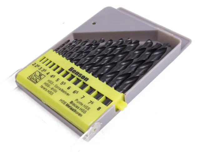 Drill set 13 pieces HSS cassette