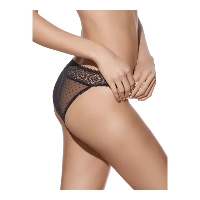 Selene Γυναικείο Slip Bikini Kim Lydia, Χρώμα Μαύρο - S 3