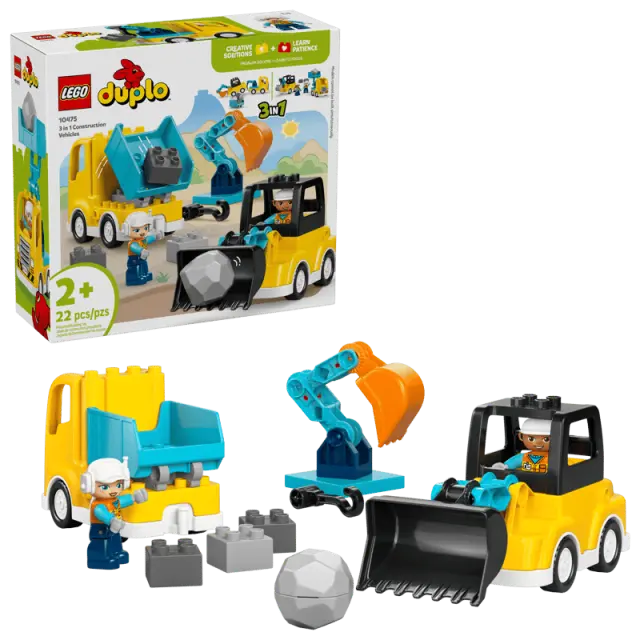 Lego DUPLO Town Construction Vehicles - 3-in-1 Set (10475) (LGO10475) 2