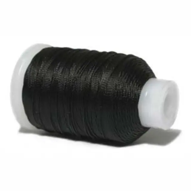 Κορδόνι Συνθετικό No4 - 0.60mm Black για Χάντρες ~128m