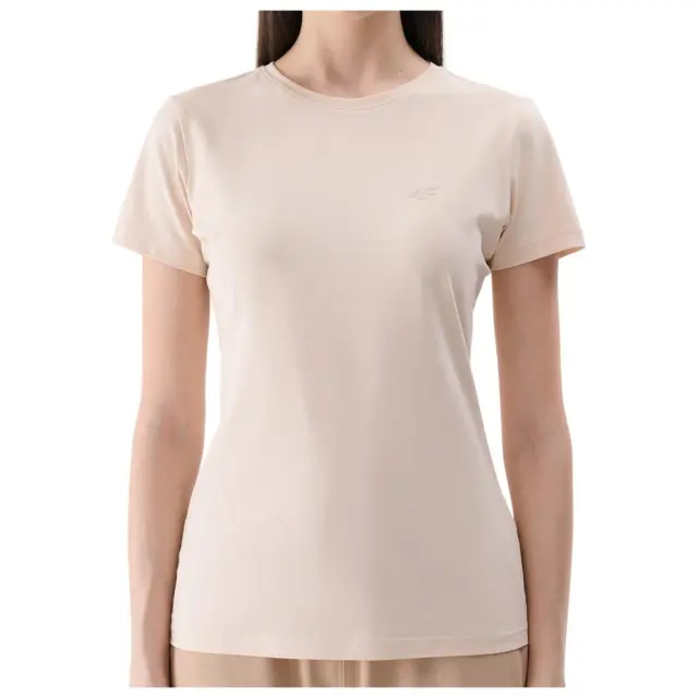 4F T-shirt Beige 4FWSS25TTSHF2351-083 - XL 3
