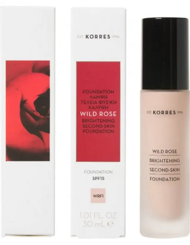 ΚΟΡΡΕΣ Make Up SPF15 WRF1 Άγριο Τριαντάφυλλο 30ml