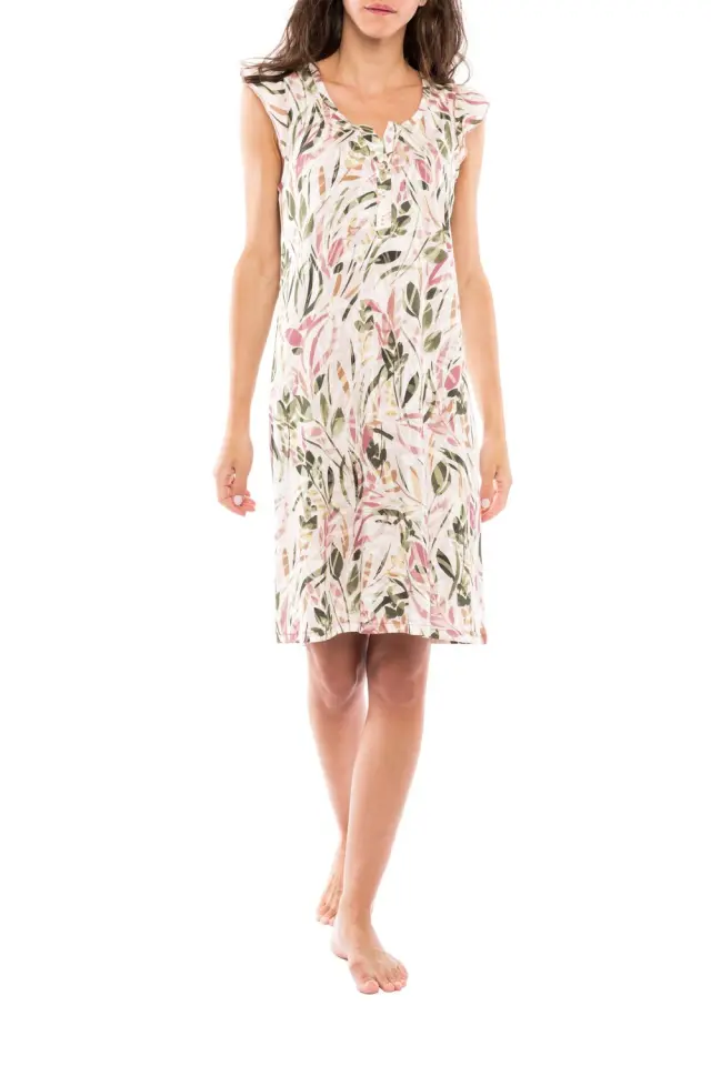 S1107 - Type - NIGHTGOWN DUSTY FLOWER - L