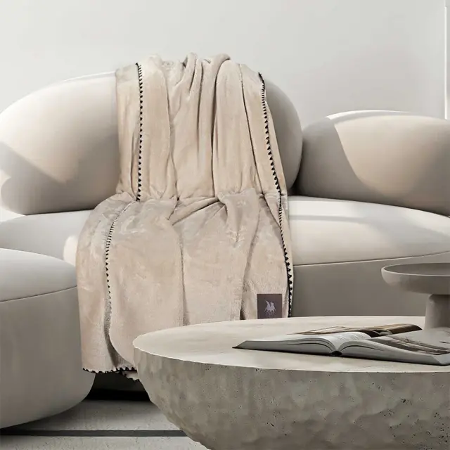 Κουβέρτα καναπέ fleece Essential 130x170cm Greenwich Polo Club 4438 2