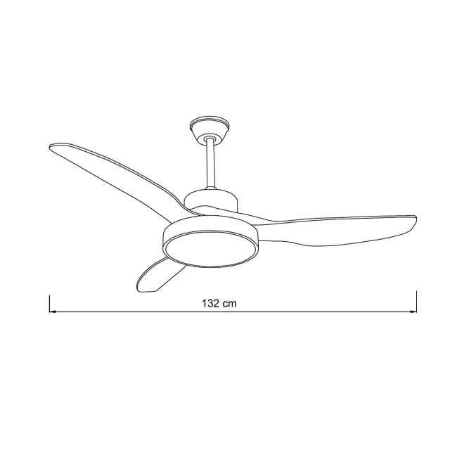it-Lighting Nitinat Ανεμιστήρας Οροφής με LED 25W, DC Μοτέρ & Smart App - Total White (102000290) 3
