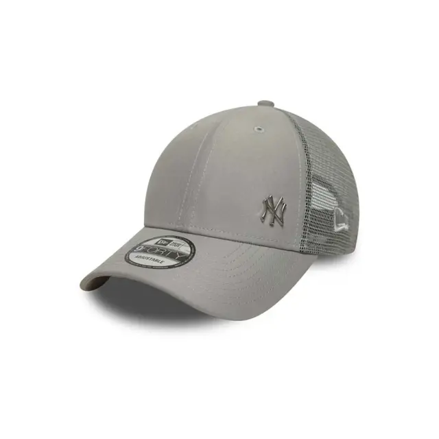 New Era Adult Flawless 9Forty MLB New York Yankees Trucker Cap Γκρι 60667658 (New Era) - One Size 3