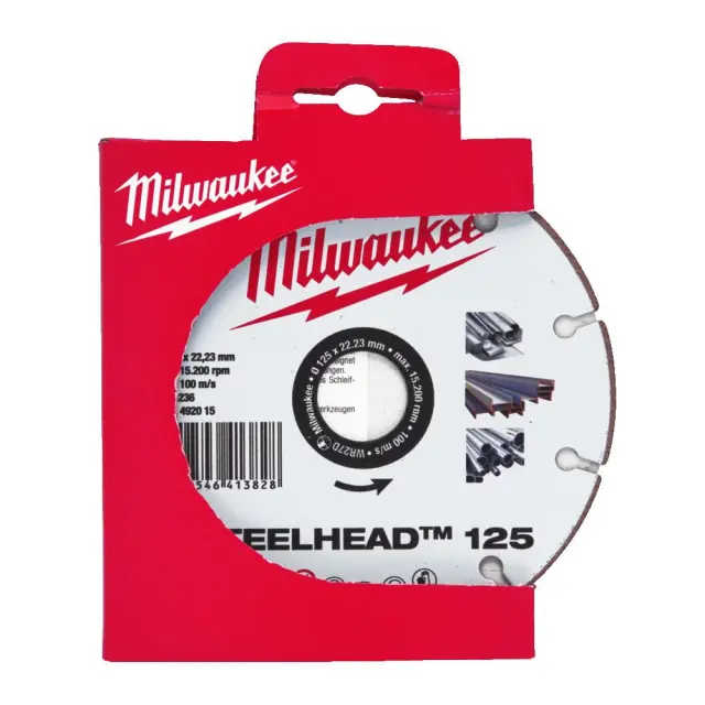 Milwaukee 4932492015 - Δίσκος Διαμαντέ Steelheadtm125mm 2