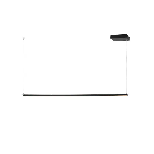 AcaLight Offer NETTO ΦΩΤΙΣΤΙΚΟ ΚΡΕΜΑΣΤΟ ΜΑΥΡΟ ΜΑΤ ΑΛΟΥΜΙΝΙΟ LED 20W 3000K 1600Lm IP20 1000Χ1500mm