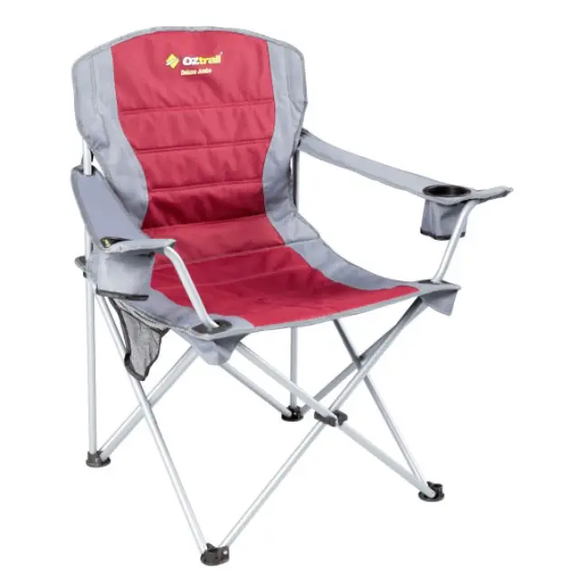 Καρέκλα Πτυσσόμενη OZtrail Deluxe Jumbo Arm Red