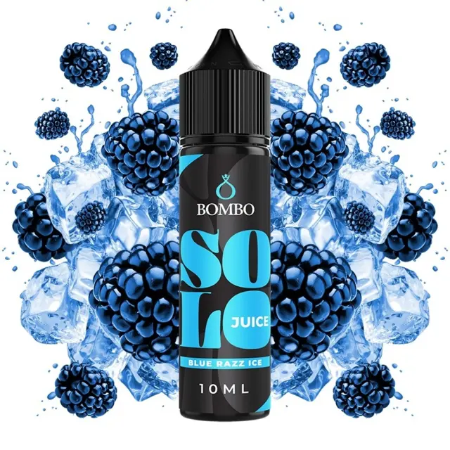 Solo Juice Blue Razz Ice 10ml (60ml) - Bombo Flavorshots