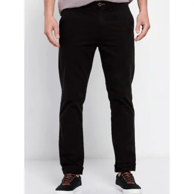 Funky Buddha Chino Pants Black FBM007-001-02