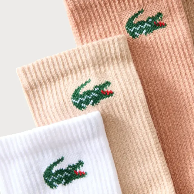 Κάλτσες Σετ 6τμχ Lacoste RA9251-SUX Γήινα Χρώματα - 35-38 2