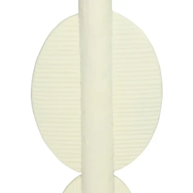 Κηροπήγιο Ιβουάρ Polyresin 12.3x9.7x22.2cm 3