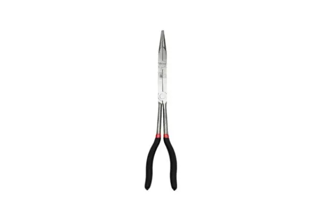 Long nose pliers double joint straight 330 mm 13"