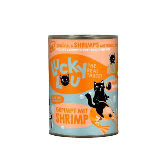 Lucky Lou LifeStage Adult Πουλερικά & Γαρίδες (με Cranberries) 400gr