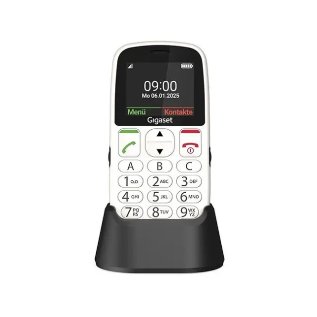 Gigaset GL395 Dual SIM Κινητό με Μεγάλα Κουμπιά Λευκό