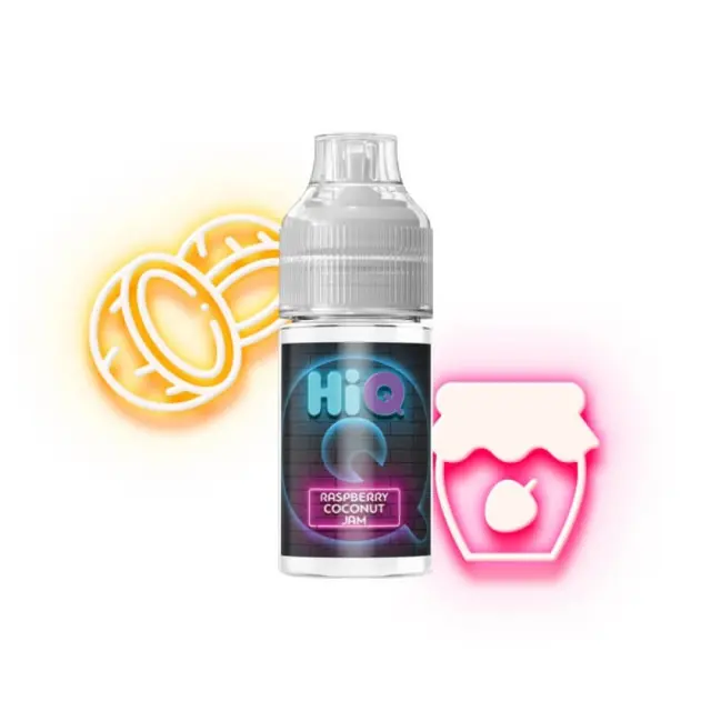 HiQ Raspberry Coconut Jam Flavour Shot 6ml/30ml