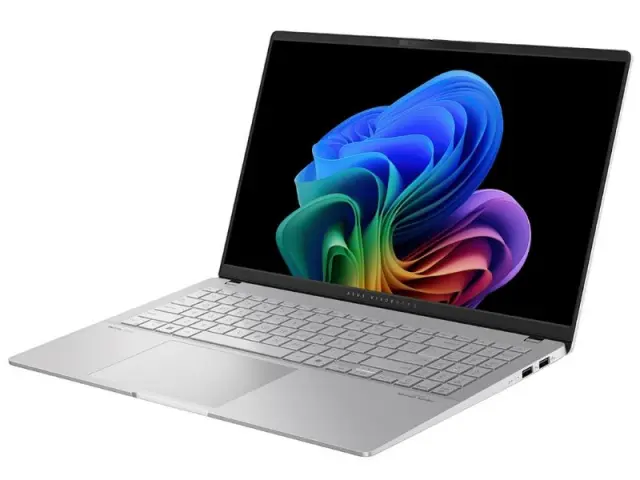 ASUS Laptop Vivobook S 15 OLED S5507QA-OLED-MA001W 15.6 2880x1620 OLED 120Hz Snapdragon X Elite X1E-78-100/32GB/1TB SSD NVMe PCIe 4.0/Win 11 Home/2Y/Cool Silver 2