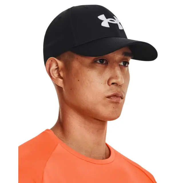 Under Armour Men's Blitzing Adjustable Cap Μαύρο - Άσπρο 1376701-001 (Under Armour) - One Size 3