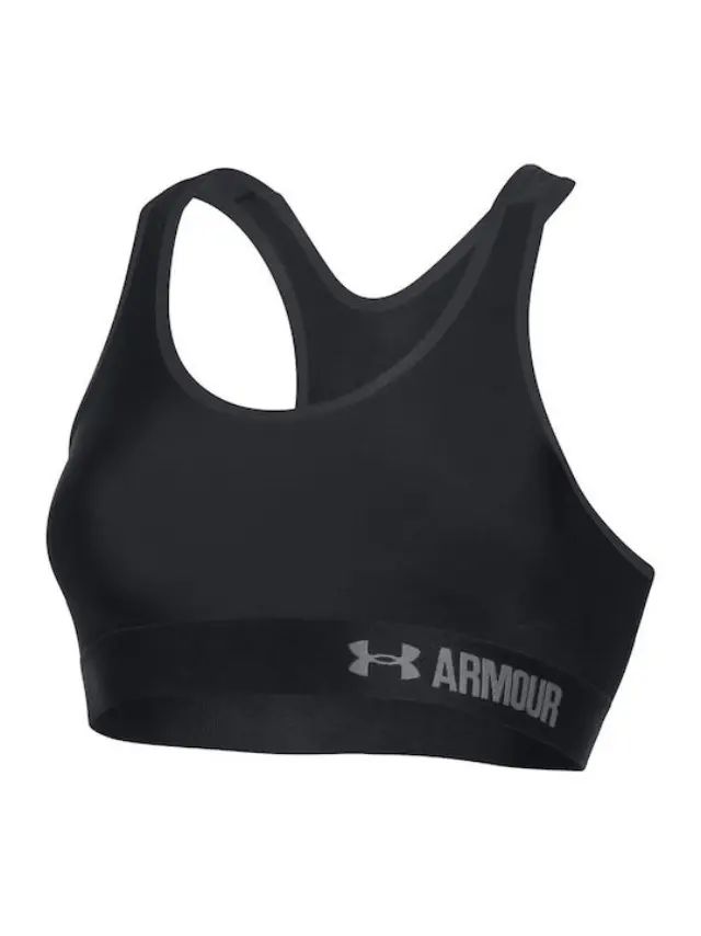 Under Armour Armour Mid Γυναικείο Αθλητικό Μπουστάκι 1273504 Μαύρο - M 2