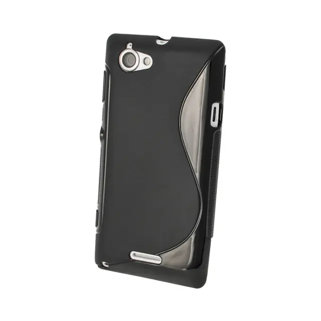 Θήκη Σιλικόνης S-Line Case Για Sony Xperia L Μαύρη