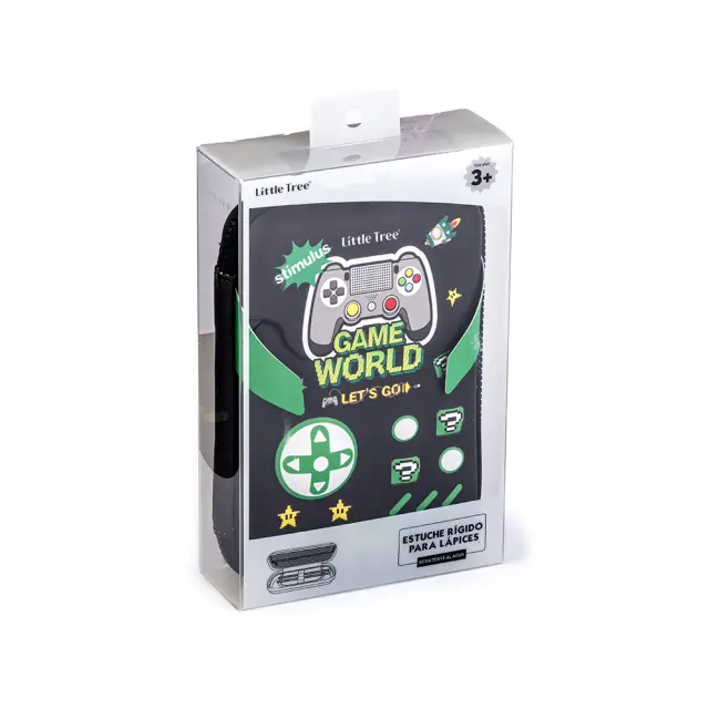 Little Tree Σκληρή Κασετίνα Game World 3D LT803016 3