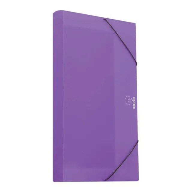 Typotrust Κουτί PP με Λάστιχο 25×35/Ράχη 5cm Ημιδιάφανο Μωβ (FP35005-08)