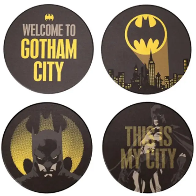 HMB Σετ Κουβέρ Dc Comics Gotham City - Set of 4 Ceramic Coasters (CST4BM11)