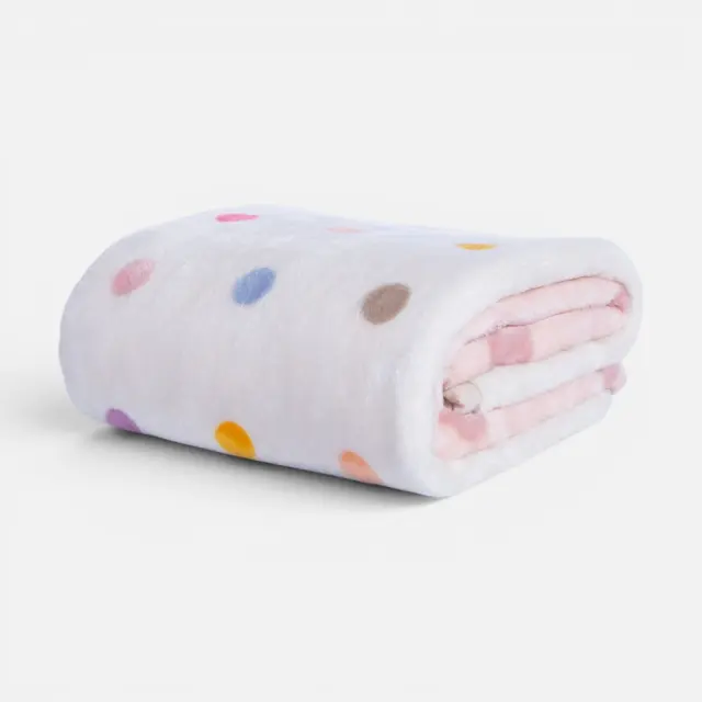 Κουβέρτα Βρεφική Κούνιας Baby Dots Pink 100x140 Nef Nef Homeware, 100% ΠΟΛΥΕΣΤΕΡΑΣ - PINK (040926)