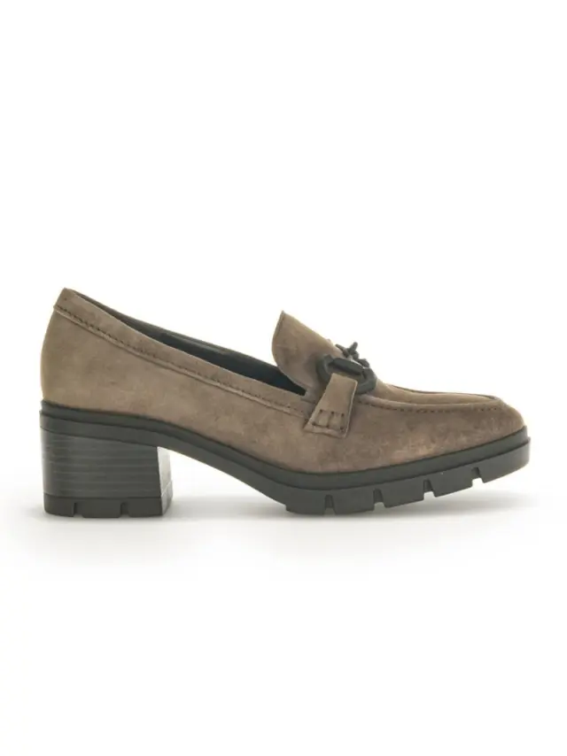 Gabor Μοκασίνια-Loafers Γυναικείο δέρμα Nubuck Γκρί GAB/32144 30-MAHAIR 3