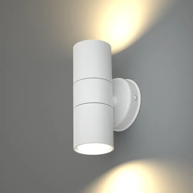 it-Lighting Ouachita 2xGU10 Outdoor Up-Down Wall Lamp White D:15.2cmx11.3cm (80200624) 2