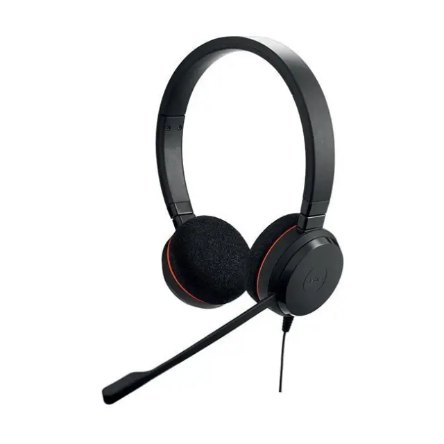 Jabra Evolve 20 On Ear Multimedia Ακουστικά με μικρόφωνο και σύνδεση USB-A / USB-C