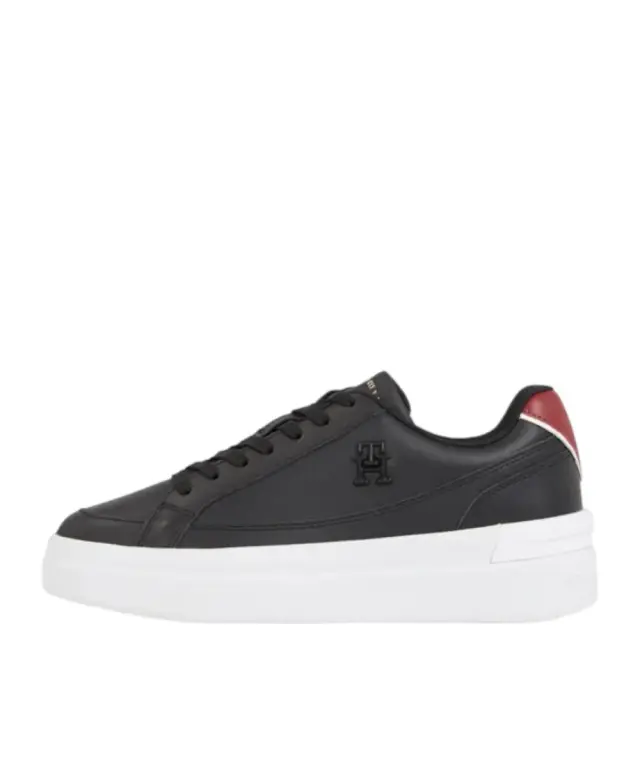 Tommy Hilfiger - Γυναικεία Sneaker Th Elevated Court FW0FW07568-BDS Μαύρο 2
