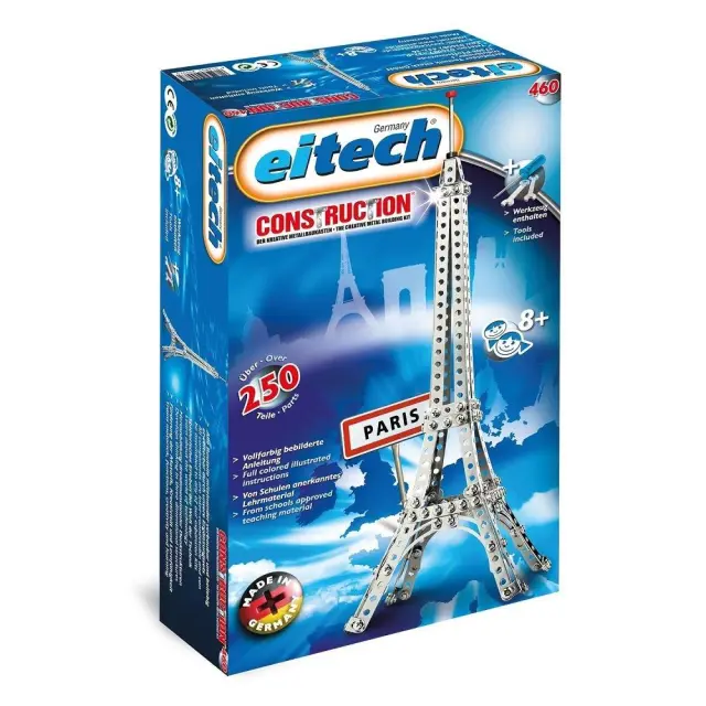 Eitech Εκπαιδευτικό Παιχνίδι Μεταλλική Κατασκευή 'Πύργος Άιφελ' 40εκ.ύψος 250 κομμάτια για 8+ ετών 00460 2