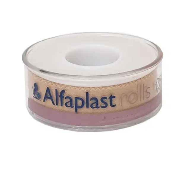 Alfaplast Rolls Υφασμάτινη Ταινία Στερέωσης 1.25 cm x 5m, 1 τμχ