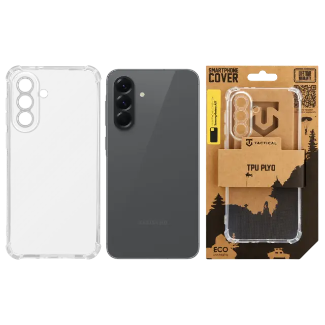 Tactical TPU Plyo Cover for Samsung Galaxy A57 Transparent 3