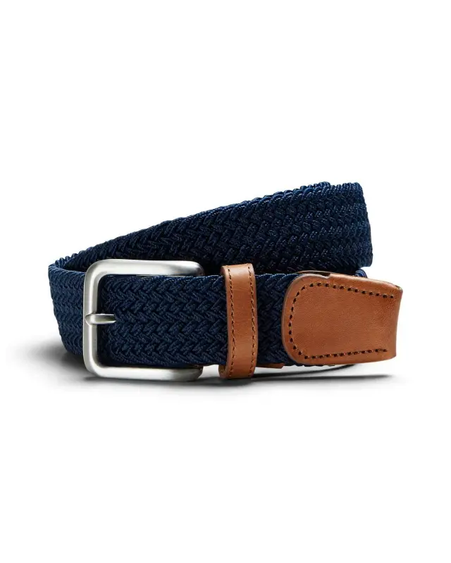JACSPRING WOVEN BELT NOOS Navy Blazer