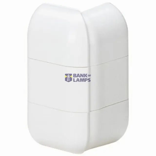 Skirting board outer corner 80 x 20 mm DLP - white RAL 9010