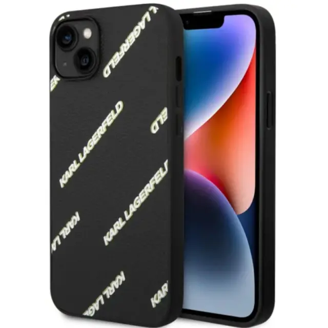 Karl Lagerfeld Θήκη Logomania for Apple iPhone 14 Pro Black