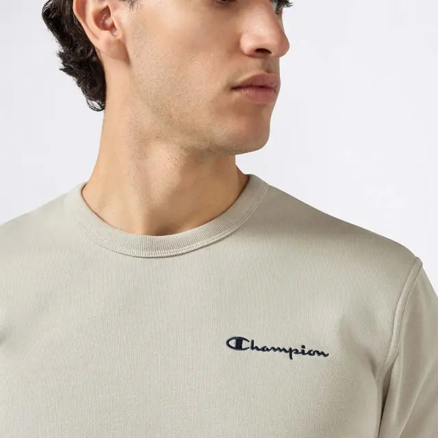 Champion Men's Crewneck Sweatshirt Μπεζ 221792-YS152 (Champion) 3