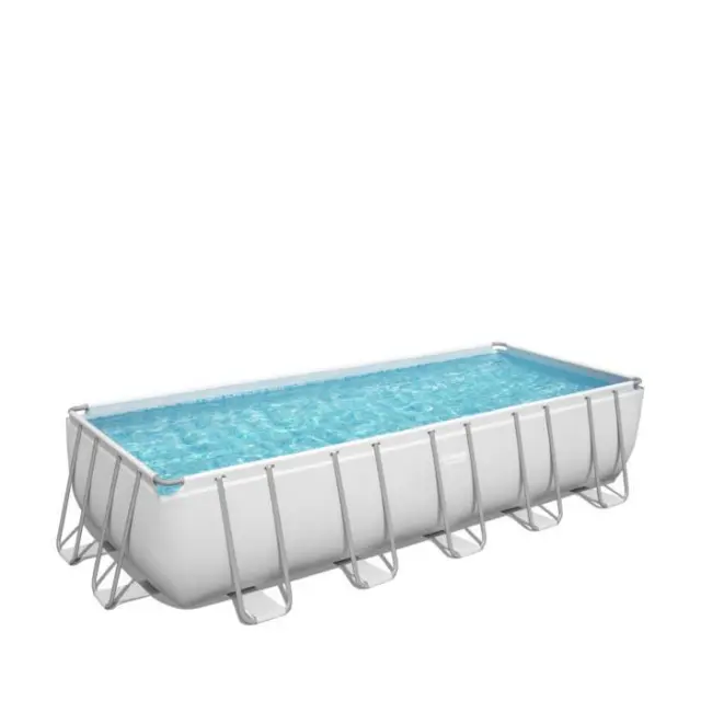 Πισίνα BESTWAY POWER STEEL RECTANGULAR FRAME POOL 6.4x2.74x1.32m