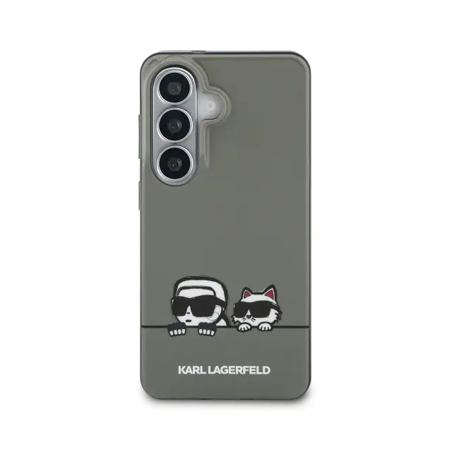 Karl Lagerfeld IML K&CH Peekaboo Logo Magnetic Case for Samsung Galaxy S26 Black 3
