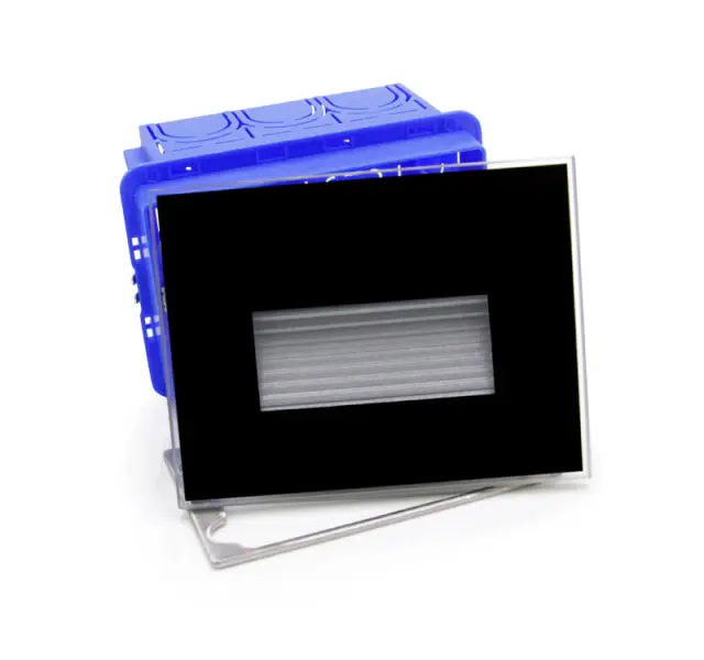 LED ΦΩΤ.ΑΛΟΥΜ.ΧΩΝΕΥΤΟ ΕΜΜΕΣΟΥ ΦΩΤΙΣΜ. 4W CCT ΓΥΑΛΙ ΜΑΥΡΟ