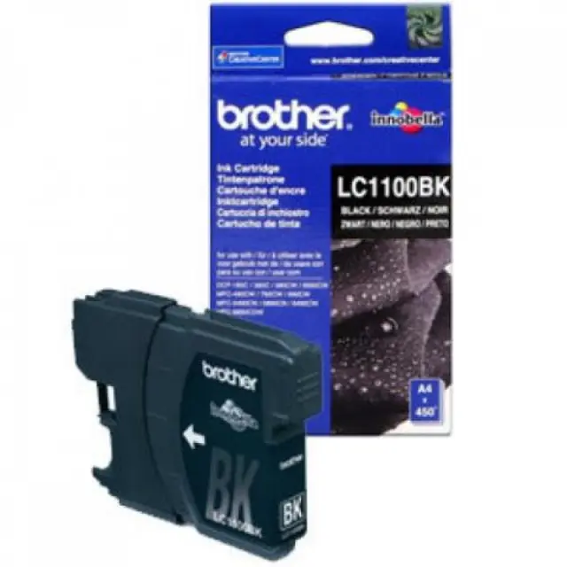 Brother LC1100 Γνήσιο Μελάνι Εκτυπωτή InkJet Μαύρο (LC-1100BK)