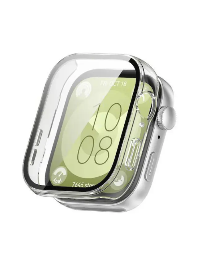 Techsuit® Defense360 Pro Προστατευτική Θήκη για Huawei Watch Fit 3- Clear