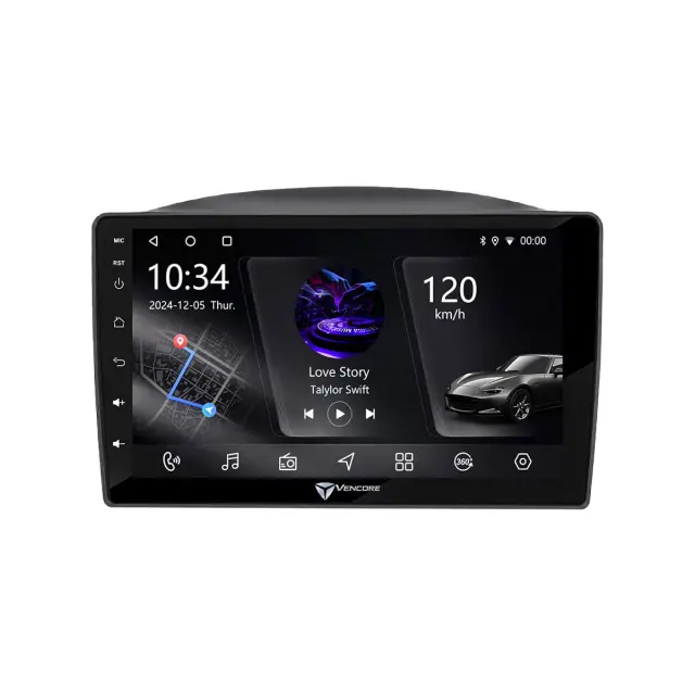 VenCore Οθόνη Multimedia Android 15 10.1" PX5S Octa-Core 2GB/32GB IPS με Πρόσοψη, CarPlay, Android Auto και Υποστήριξη Κάμερας 360° για Mercedes Vito W447 2015-2021 – Μαύρη (3236-10006-0779B) 2