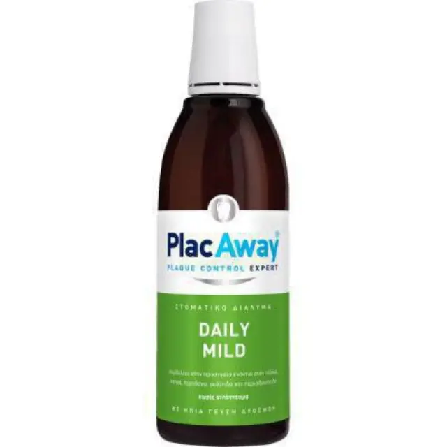 Plac Away Care Daily Mild Στοματικό Διάλυμα, 500 ml