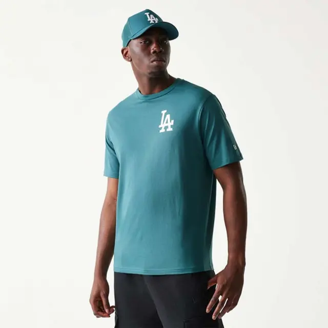 New Era Men's MLB Food Graphic Los Angeles Dodgers Regular T-Shirt Πράσινο 60771506 (New Era) - XLarge